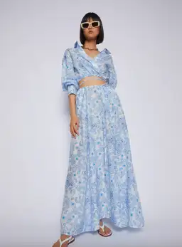 Scanlan Theodore Aztex Paisley Set Blue Size 6 for rent on The Volte - image 1