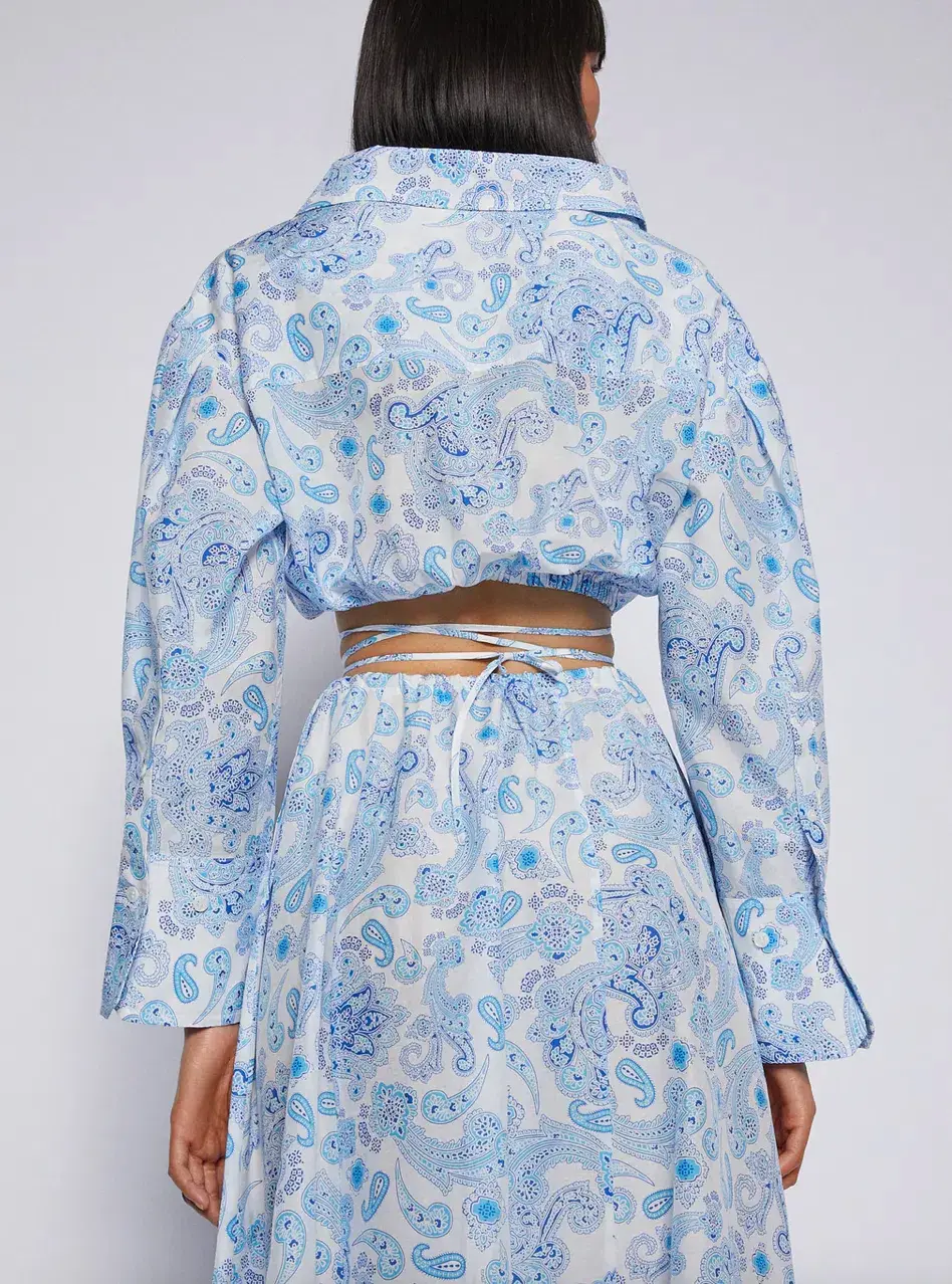 Scanlan Theodore Aztex Paisley Set Blue Size 6 for rent on The Volte - main image