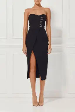 Misha Collection Pasquale Dress Black Size 8