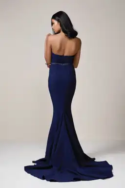 Elle Zeitoune Arianna Dress Navy Size 8 for rent on The Volte - image 2