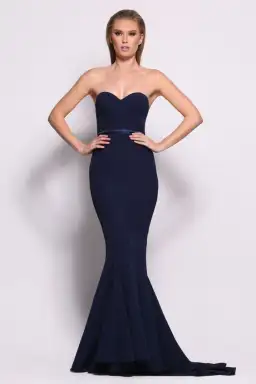 Elle Zeitoune Arianna Dress Navy Size 8 for rent on The Volte - image 3