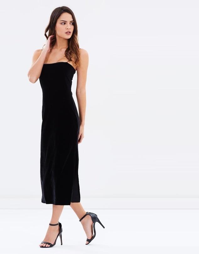 Bec & Bridge The Sorcerer Midi Dress Black Size 10 for rent on The Volte - main image