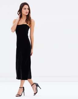Bec & Bridge The Sorcerer Midi Dress Black Size 10 for rent on The Volte - image 1