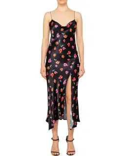 Bec & Bridge Floral Slip Dress Black Size AU 8 for rent on The Volte - image 1