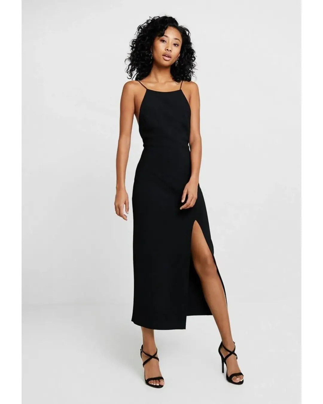 Bec & Bridge Margeaux Back Midi Dress Black Size AU 8 for rent on The Volte - main image