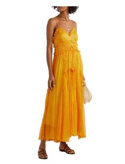 Lee Matthew Dress Yellow Size 8