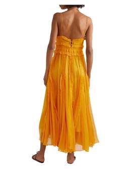 Lee Matthew Dress Yellow Size 8