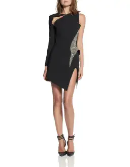 Toni Maticevski Bombshell Mini Dress Black Size 8 for rent on The Volte - image 1