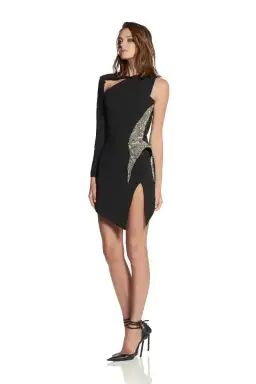 Toni Maticevski Bombshell Mini Dress Black Size 8 for rent on The Volte - image 2