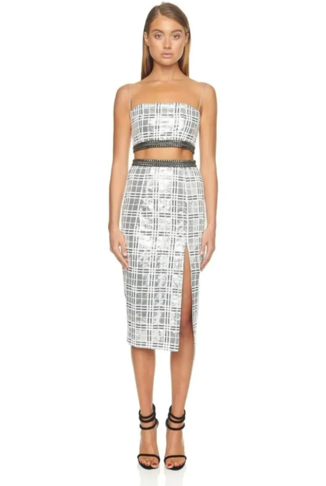 Eliyah the Label Lexi Top & Skirt Set Print Size XS for rent on The Volte - main image