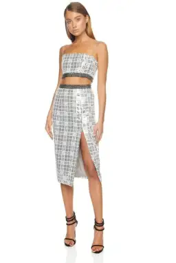 Eliyah the Label Lexi Top & Skirt Set Print Size XS for rent on The Volte - image 3