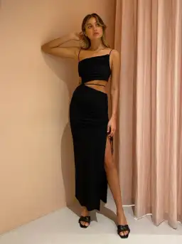 Bec and Bridge Dilkon Maxi Dress Black Size 10 for rent on The Volte - image 1