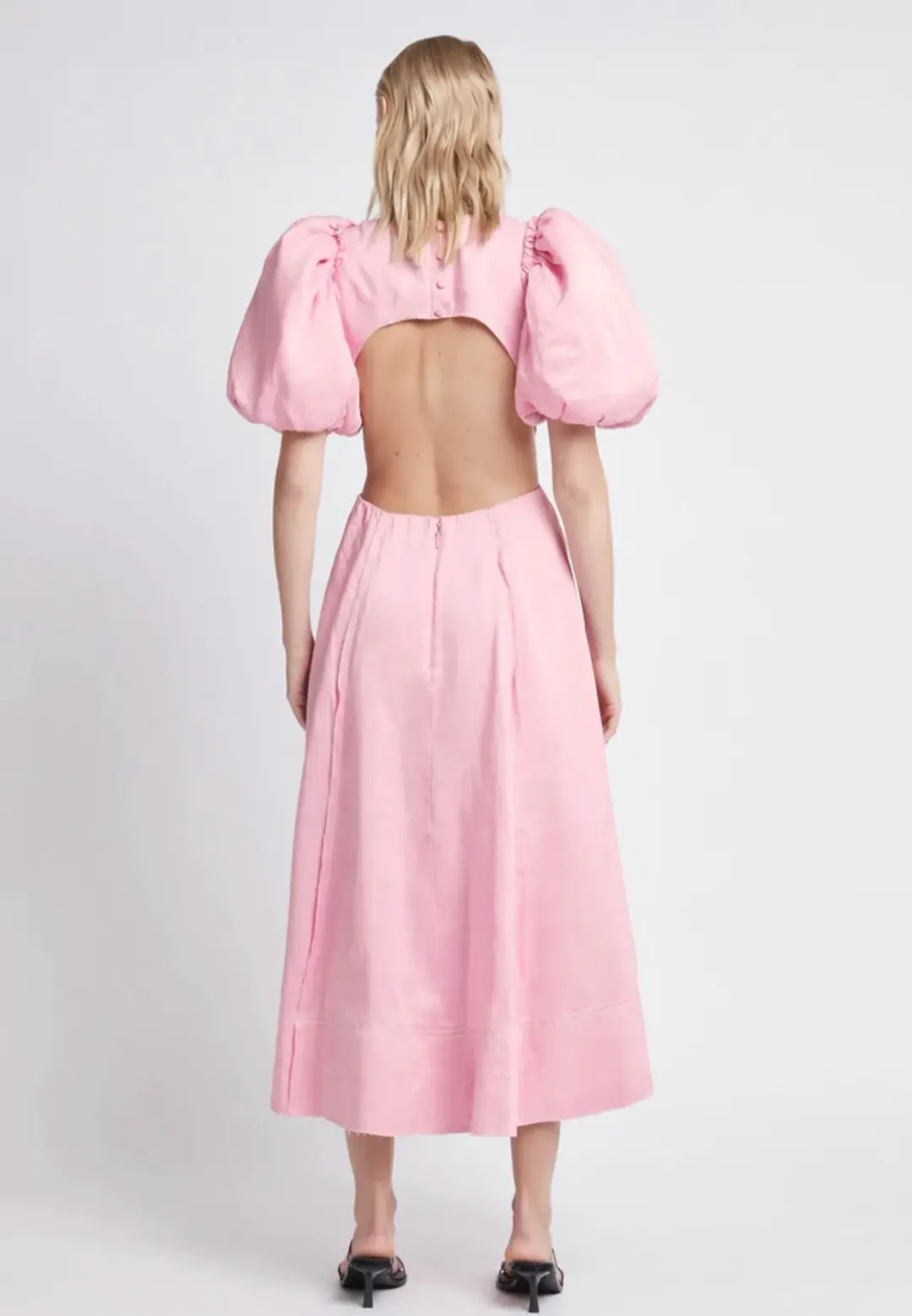 Aje Serendipity Cut Out Dress Pink for rent on The Volte - main image