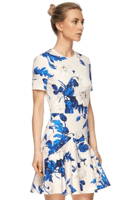 Lover Watercolour mini dress for rent on The Volte - main image