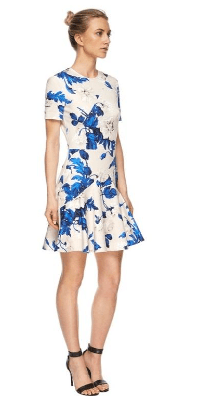 Lover Watercolour mini dress for rent on The Volte - main image