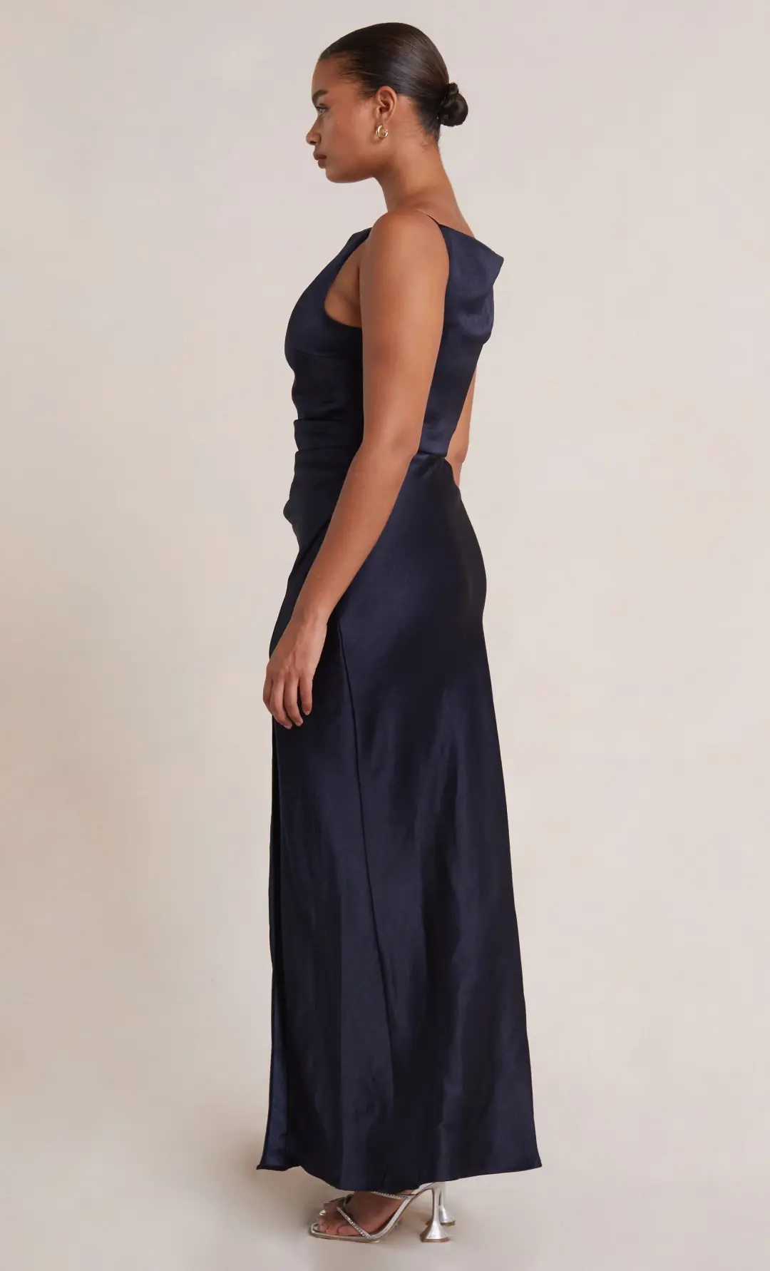 Bec & Bridge The Dreamer Maxi Dress Navy Size 16 for rent on The Volte - main image