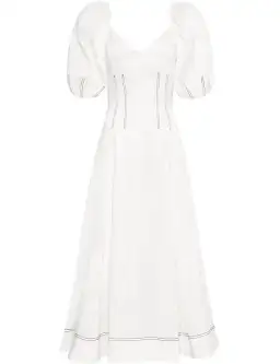 Aje Harmoney Dress White Size 8 for rent on The Volte - image 3