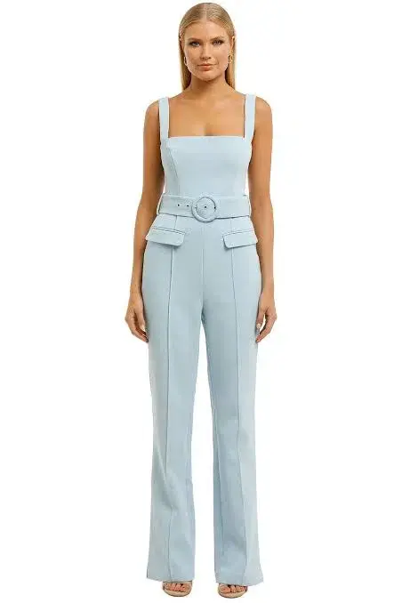 MISHA Aviana Pantsuit Blue Size 8/S for rent on The Volte - main image