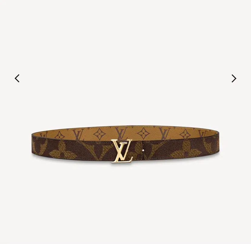 Louis Vuitton Iconic 30MM Reversible Belt Brown for rent on The Volte - main image