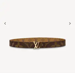 Louis Vuitton Iconic 30MM Reversible Belt Brown for rent on The Volte - image 1