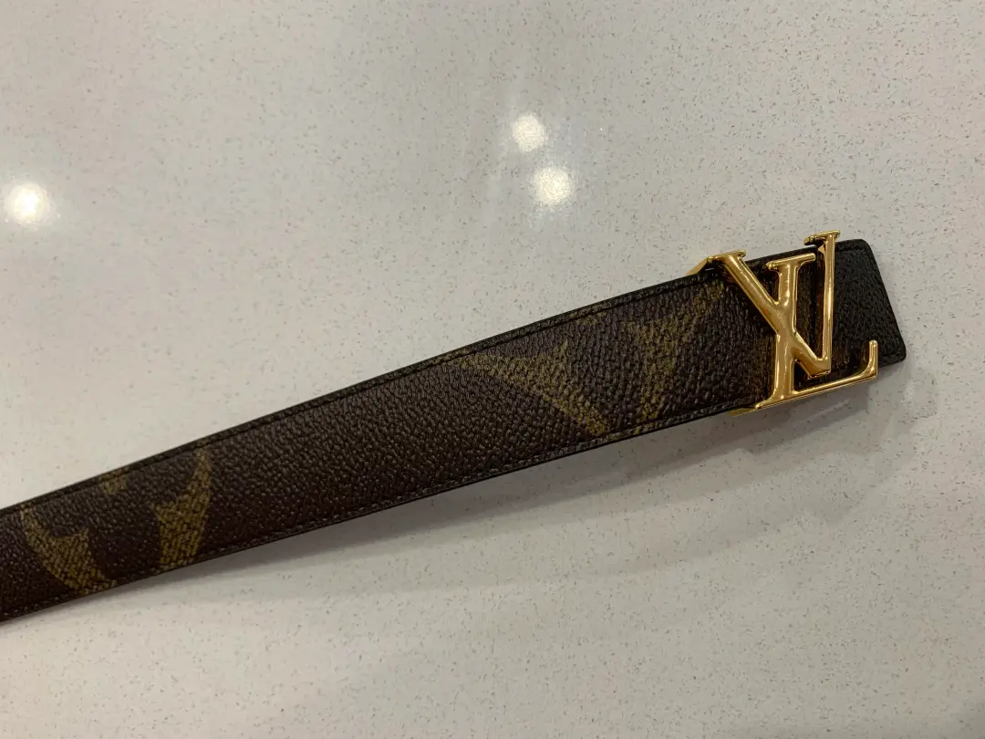 Louis Vuitton Iconic 30MM Reversible Belt Brown for rent on The Volte - main image