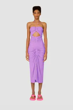 Amy Lynn Jersey Cut-out Dress Vega Lilac Size 8 for rent on The Volte - image 1