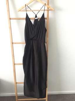 Sheike Black Asymmetrical Dress Size 14 for rent on The Volte - image 3