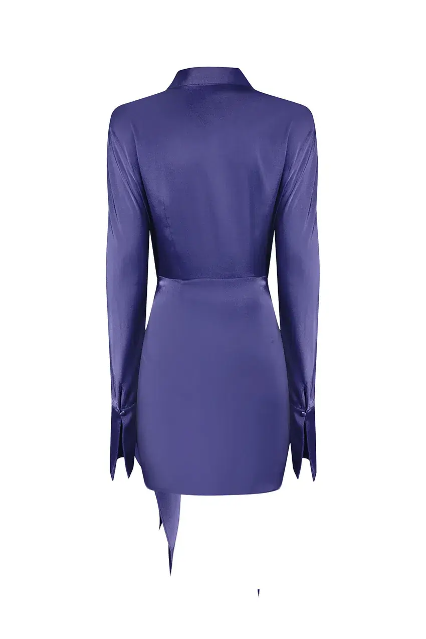 Rat and Boa Alanis Dress Purple Size S for rent on The Volte - main image