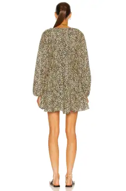 Matteau Voluminous Mini Dress in Golden Primrose