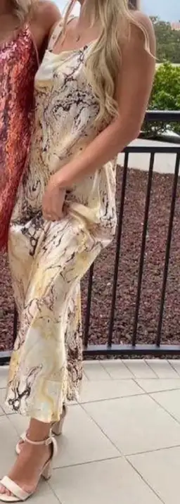 Ginia Blaire Dress Print Size L for rent on The Volte - image 3