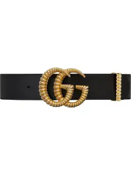 Gucci Torchon Double G Buckle Leather Belt Black for rent on The Volte - image 1