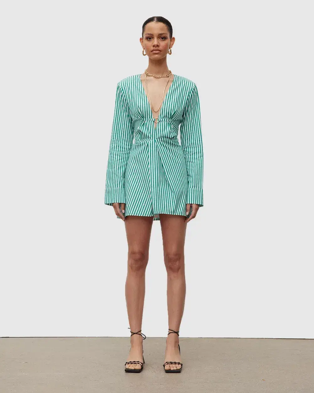 WNTRMSE Devan Dress Green Size 10 for rent on The Volte - main image