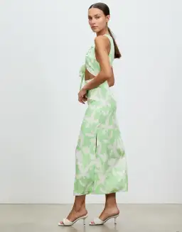 Lover Maldives Midi Dress Green Size 12 for rent on The Volte - image 3