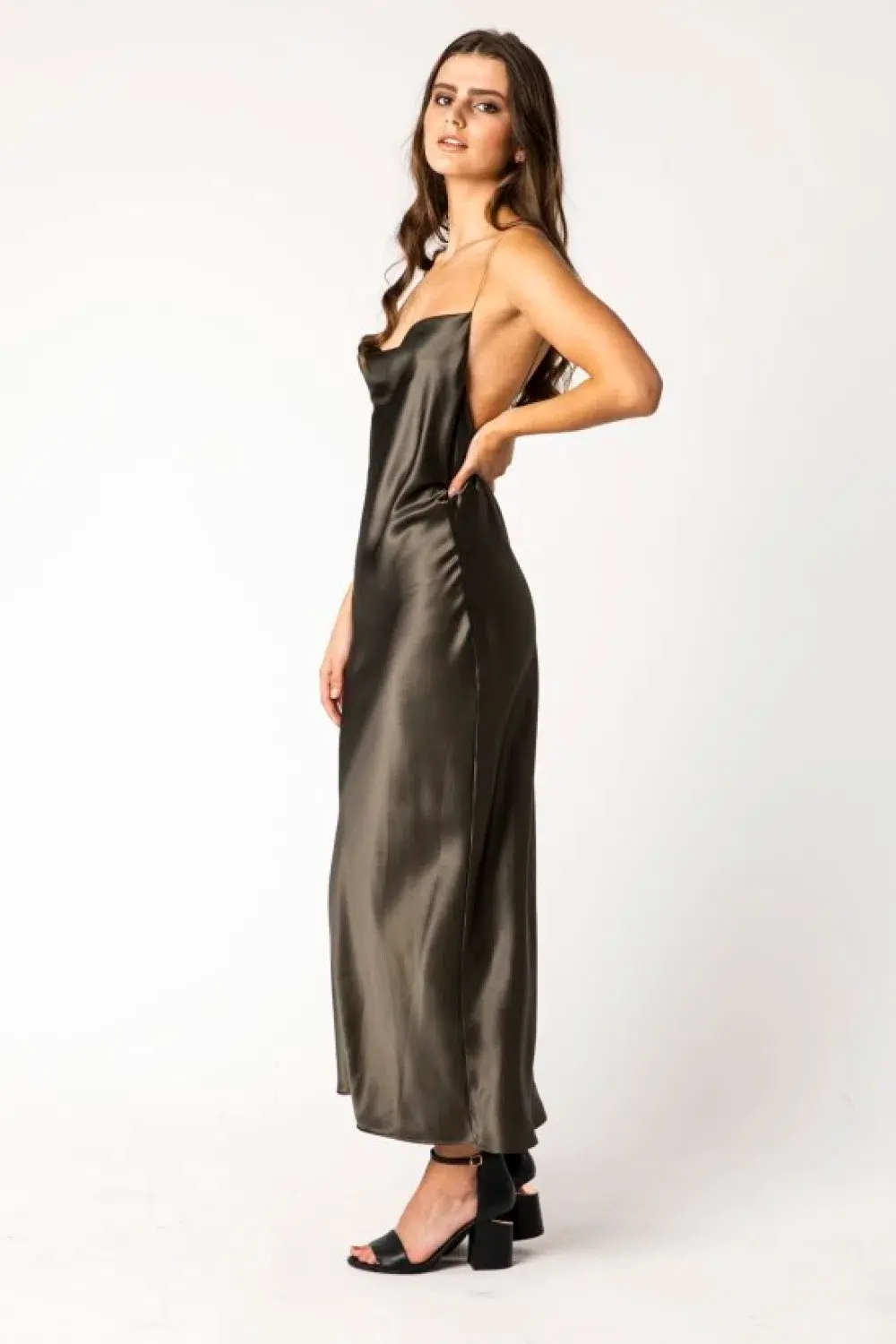 Natalie Rolt Virgo Gown Black Size 8 for rent on The Volte - main image