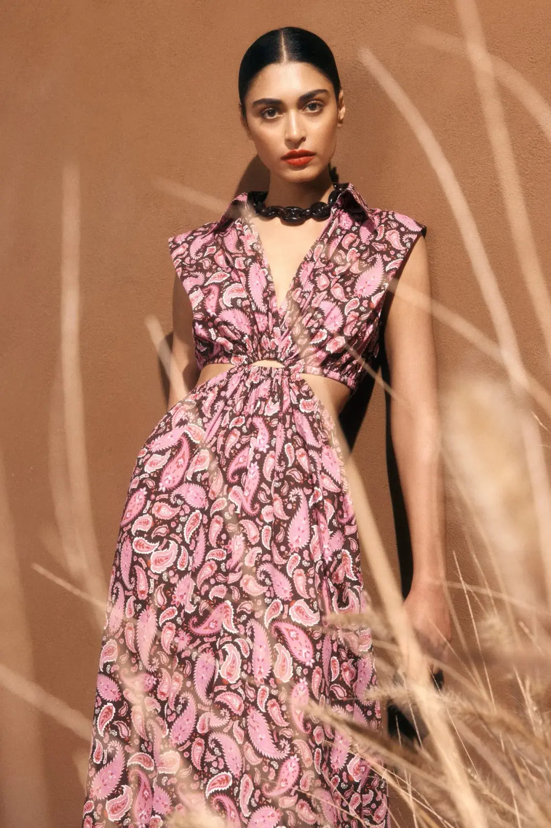Scanlan Theodore Cotton Paisley Ring Dress Print Size 8 for rent on The Volte - main image