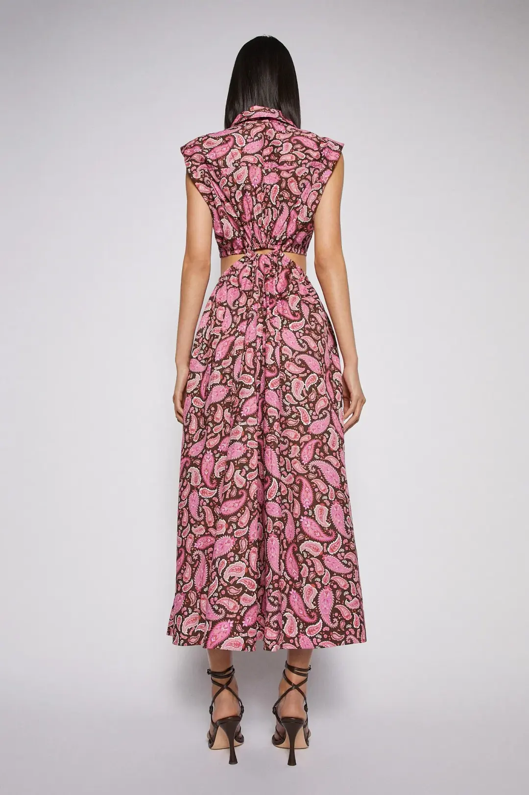 Scanlan Theodore Cotton Paisley Ring Dress Print Size 8 for rent on The Volte - main image