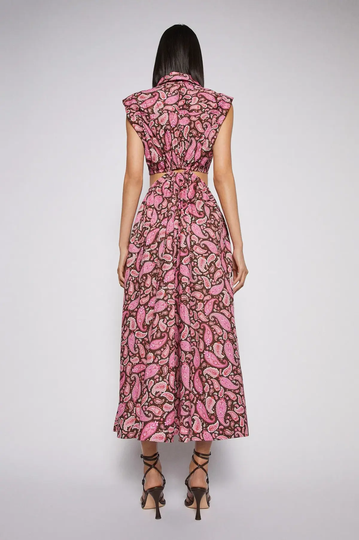 Scanlan Theodore Cotton Paisley Ring Dress Print Size 8  - Image 3