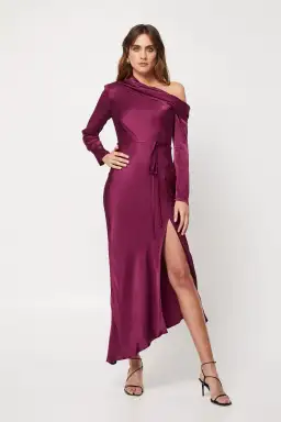 Mossman The Motion Dress Burgundy Size 8 for rent on The Volte - image 2