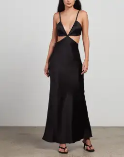 Bec & Bridge Veronique Cut Out Maxi Dress - Black - Size 8 for rent on The Volte - image 5