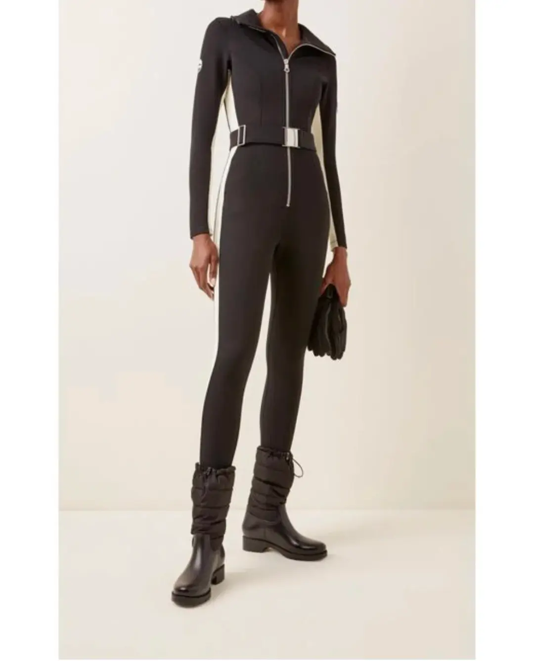 Cordova Striped Signature Ski Suit Onyx Size 8 for rent on The Volte - main image