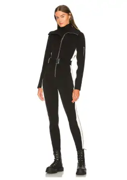 Cordova Striped Signature Ski Suit Onyx Size 8 for rent on The Volte - image 1