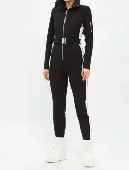 Cordova Striped Signature Ski Suit Onyx Size 8 for rent on The Volte - image 8