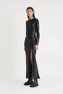 Sir the Label Soleil Long Sleeve Dress Black Size 0 / AU 6 for rent on The Volte - image 3