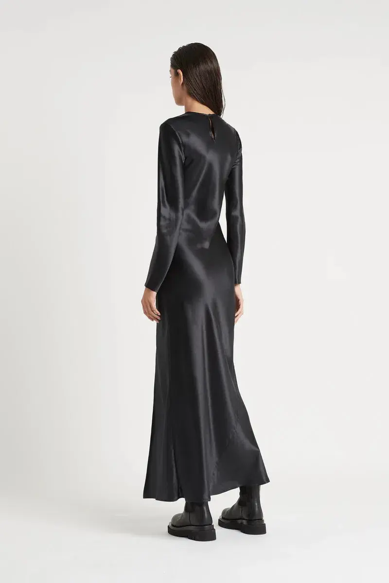 Sir the Label Soleil Long Sleeve Dress Black Size 0 / AU 6 for rent on The Volte - main image