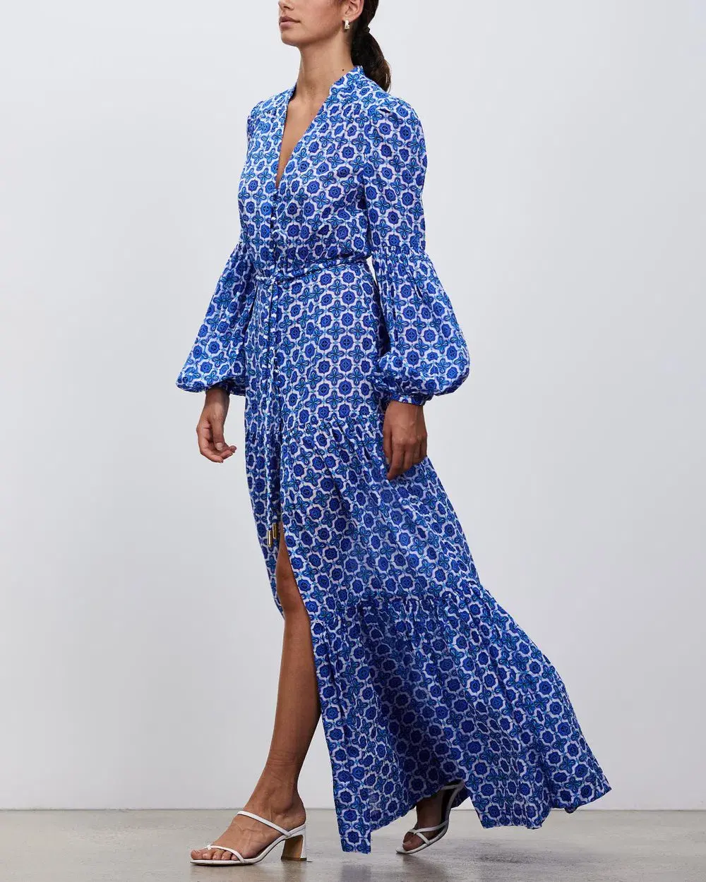 Rebecca Vallance Santorini Kaftan Print Size 8 for rent on The Volte - main image