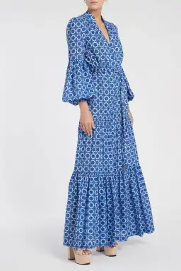 Rebecca Vallance Santorini Kaftan Print Size 10 for rent on The Volte - image 4