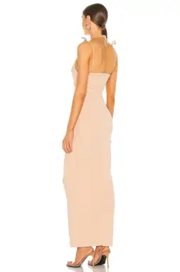 Dion Lee Gathered Butterfly Dress Nude Size 6 for rent on The Volte - image 2