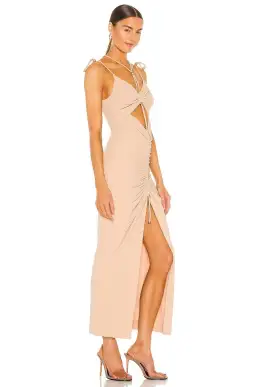 Dion Lee Gathered Butterfly Dress Nude Size 6 for rent on The Volte - image 3