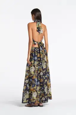 Sir The Label Lilian Halter Top and Skirt Set in Delia Print Size 1