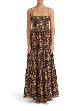 Matteau Tiered Low Back Sundress Print Size 1 for rent on The Volte - image 2